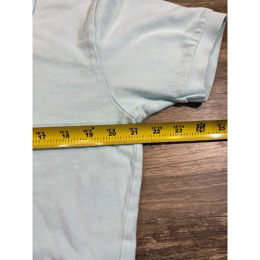 Polo Ralph Lauren Men's Light Blue Polo‎ Shirt Pink Pony Short Sleeve Size M